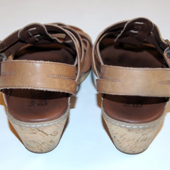 Timberland Earthkeepers, cork wedge thong sandals, size 8 - Picture 3 of 8